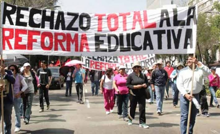 La CNTE Región LZC asistió a la marcha este 15 de mayo por mejores condiciones laborales